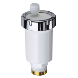 Воздухоотводчик 1/2", автоматический, цвет белый, серебрянный FAR