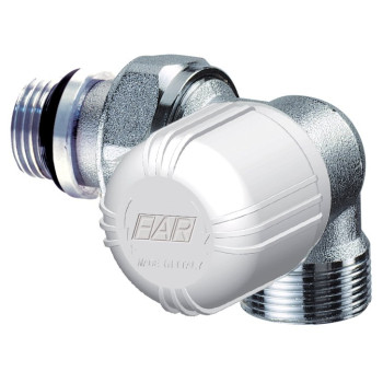 Вентиль термостатический трехосевой, правосторонний, 1/2", М24х19, EPDM FAR