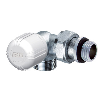 Вентиль термостатический трехосевой, левосторонний, 1/2", М24х19, EPDM FAR