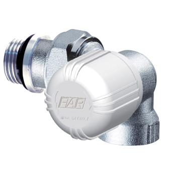 Вентиль термостатический трехосевой, правосторонний, 1/2", ВР, EPDM FAR