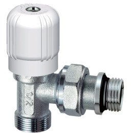 Вентиль регулирующий угловой, 1/2", М24х19, EPDM FAR