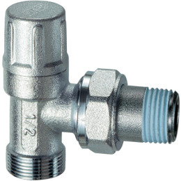 Вентиль запорный угловой, 1/2", М24х19 (аналог FV 1105 C12) FAR