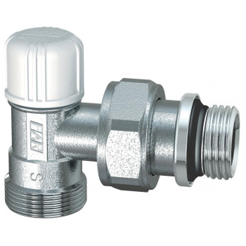 Вентиль запорный угловой, 1/2", М24х19, EPDM (аналог FV 1100 C12) FAR