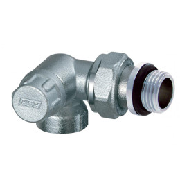 Вентиль запорный трехосевой левосторонний, 1/2", ВР, EPDM FAR