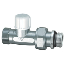 Вентиль запорный прямой 3/8" М24х19, уплотнение EPDM