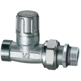Вентиль запорный прямой, 1/2", М24х19, EPDM FAR