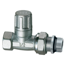 Вентиль запорный прямой, 1/2", EPDM FAR