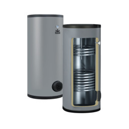 Бойлер напольный косвенного нагрева INOX Gekon HWB 300 2HE 300 л