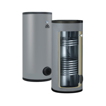 Бойлер напольный косвенного нагрева INOX Gekon HWB 300 2HE 300 л