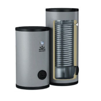 Бойлер напольный косвенного нагрева INOX Gekon HWB 300 1HE XL 300 л