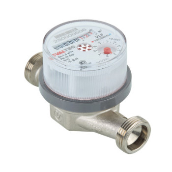 Водосчетчик унив., квартирный, БЕЗ СГОНОВ до +90^С, 1,5м3, 1/2", 110 мм  (NEW)