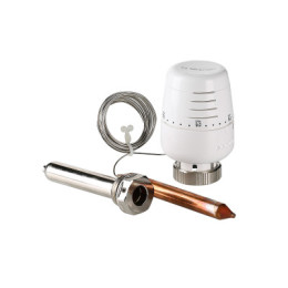 Термостатическая головка с выносным погружным датчиком 20-60 °С, 2 м