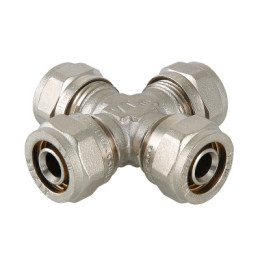 Фитинг обжимной – крестовина 16 мм