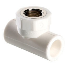 Тройник PPR с переходом на вн. р. 20х1/2"