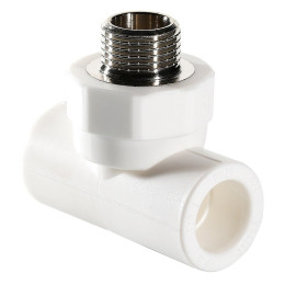 Тройник PPR с переходом на нар. р. 32х3/4"