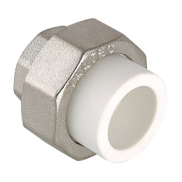 Фитинг разъемный полипропиленовый с переходом на внутреннюю резьбу  40х1"