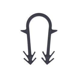 Кассета для такера Stout (по 25 шт с двойным креплением для труб диаметром 16-20 мм), 50 мм SMF-0005-251620