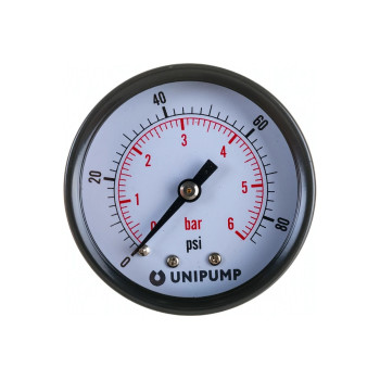 Манометр аксиальный Unipump 1/4" 6 бар (43989)