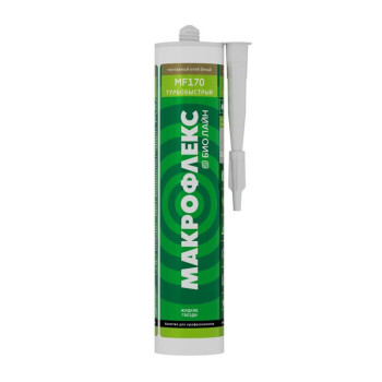 Клей монтажный Макрофлекс Bio Line MF170 Турбобыстрый 400 г. (белый) (2679598)