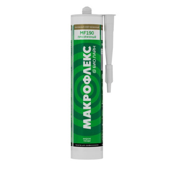 Клей монтажный Макрофлекс Bio Line MF190 Ультрасильный 280 г. (прозрачный) (2670487)