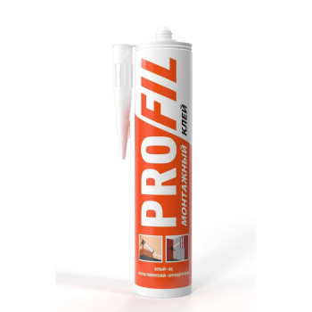 Клей монтажный PROFIL 15x280 мл. белый Soudal (158279)
