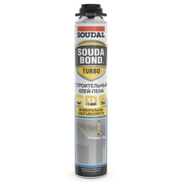 Клей-пена пистолетный Soudabond Turbo 12x750 мл. Soudal (168513)