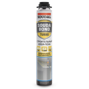 Клей-пена пистолетный Soudabond Turbo 12x750 мл. Soudal (168513)