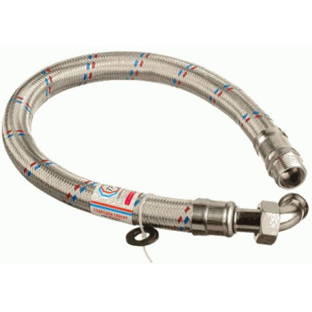 Подводка гибкая для воды 800 мм. ВН 3/4" Гигант угловая (нержавеющая сталь) ТР-Сантехника (0234.1.01-80)