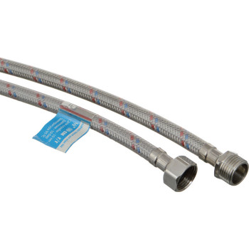 Подводка гибкая для воды 500 мм. 1/2" ВН ТР (нерж. с ПВХ покрытием) ТР-Сантехника (02.01-50)