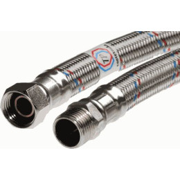 Подводка гибкая для воды 800 мм. ВН 1" Гигант (нержавеющая сталь) ТР-Сантехника (021.01-80)