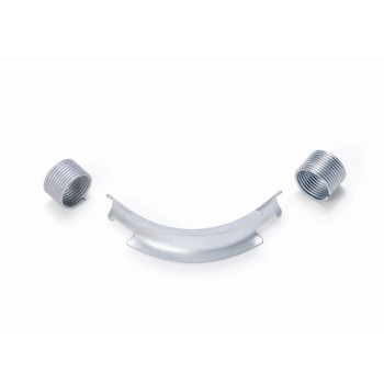 Кронштейн для трубы с дюбелем и шурупом 10 мм. с резиновым уплотнением TeRma (оцинк. сталь) (24090)