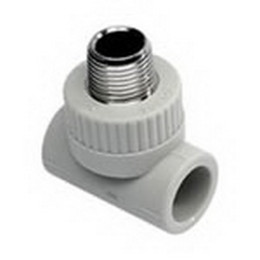 Тройник переходной PP-R Heisskraft 20*1/2"Н*20 (латунь) (3192020)