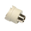 Седло вварное PP-R 75*3/4"Н "EKOPLASTIK" (латунь, серое)