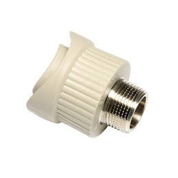 Седло вварное PP-R 75*3/4"Н "EKOPLASTIK" (латунь, серое)