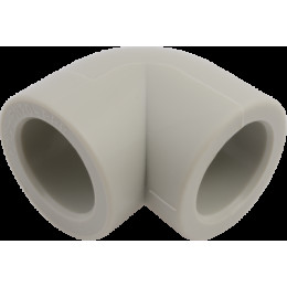 Угольник PP-R 25 мм. 90 гр. FV-Plast (серый) (AA202025000)