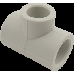 Тройник переходной PP-R 63*40*63 мм. FV-Plast (серый) (AA212063040)