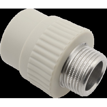 Переход PP-R 32*1"Н FV-Plast (латунь, серый) (AA215032001)