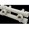 Водорозетка двойная PP-R 25*1/2" В FV-Plast (латунь, серая) (AA221025012)