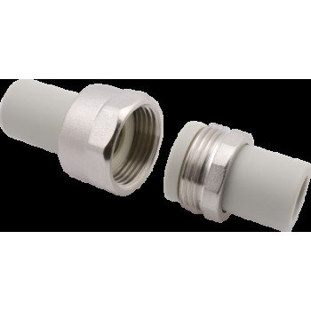 Сгон PP-R 40 мм. FV-Plast (серый) (AA224040000)