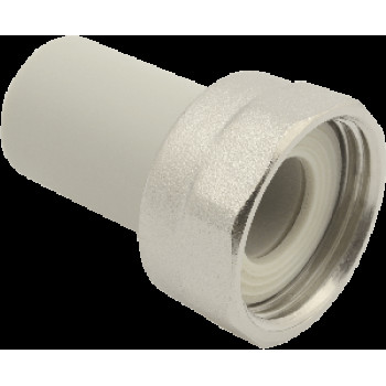 Переход с накидной гайкой PP-R 40*1 1/2"В FV-Plast (латунь, серый) (AA225040064)