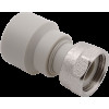 Муфта переходная с накидной гайкой и отв. для пломб. PP-R 25*3/4"В FV-Plast (латунь, серая) (AA226025134)