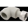 Угольник переходной с накидной гайкой и отв. для пломб. PP-R 20*3/4"В FV-Plast (латунь, серый) (AA227020134)