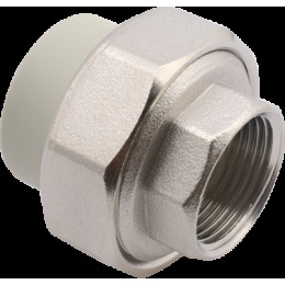 Сгон PP-R 20*1/2"В FV-Plast (латунь, серый) (AA236020012)