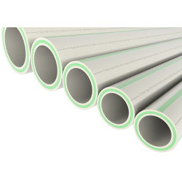 Труба PP-R стекловолокно "FV-Plast Faser" 50*8,3 в штанге PN 20 (AA107050004) 1 м.