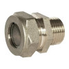 Соединение прямое 15*1/2"Н (обжим) (хром) Kofulso (NBC15)