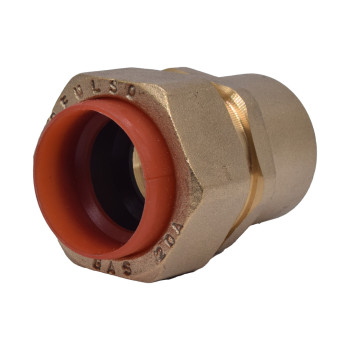 Соединение прямое 20*3/4"В (обжим) для газа Kofulso (GBIC20)