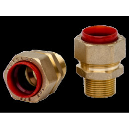 Соединение прямое 20*3/4"Н (обжим) для газа Kofulso (GBC20)