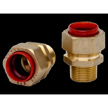 Соединение прямое 20*3/4"Н (обжим) для газа Kofulso (GBC20)