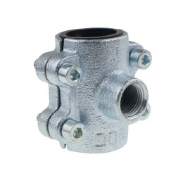 Муфта стяжная с отводом 1 1/2"*3/4" Gebo (01.261.28.0502 (ANB))