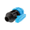 Кран шаровый 25*3/4"Н Джилекс (для п/э трубы, PP) (9365)
